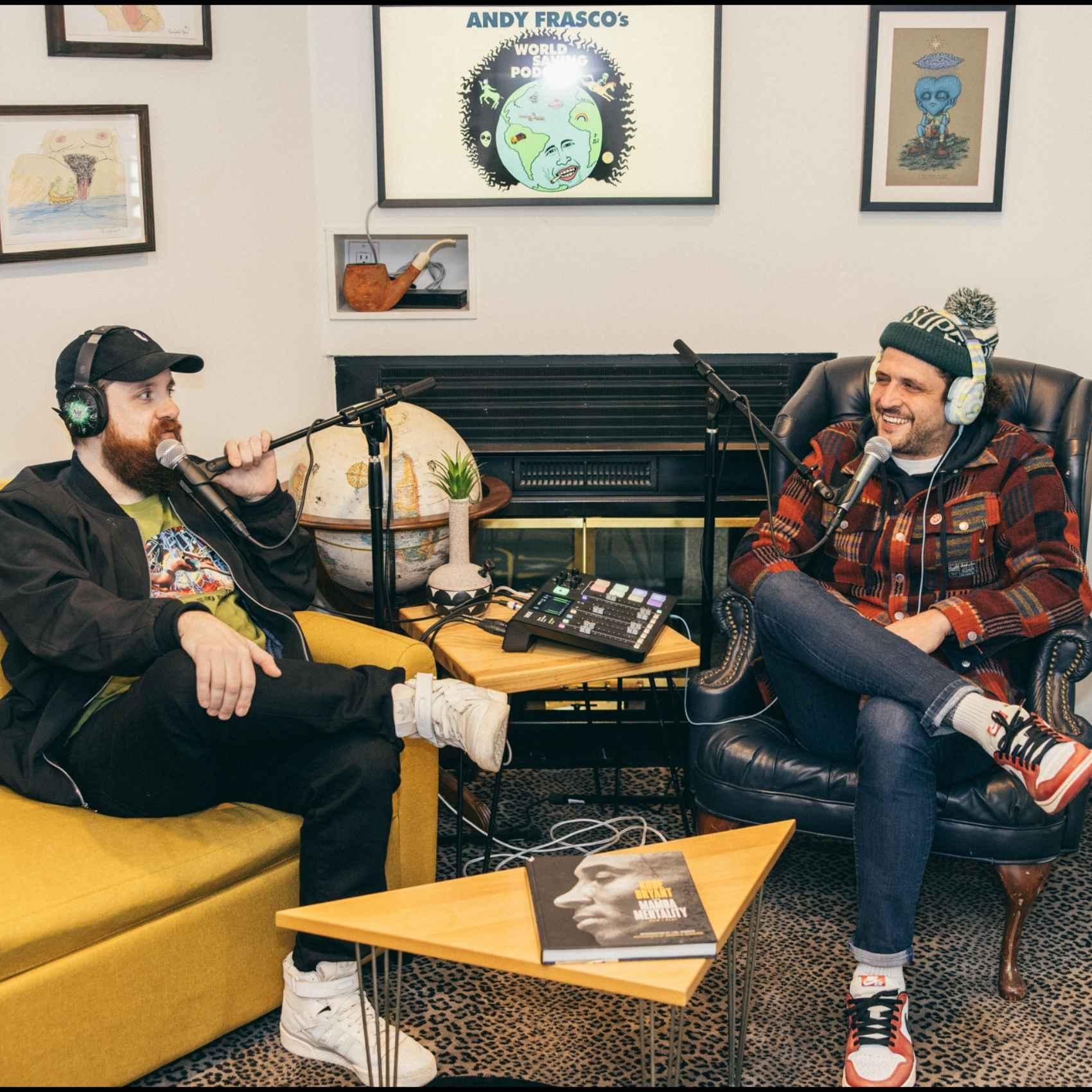 Andy Frasco Livestream of the World Saving Podcast poster image