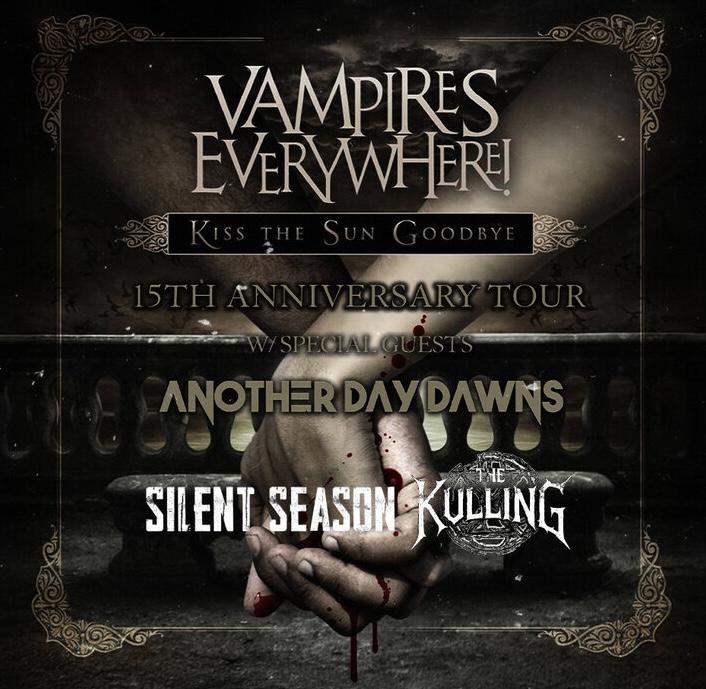 Vampires Everywhere! - Kiss The Sun Goodbye 15th Anniversary Tour poster image