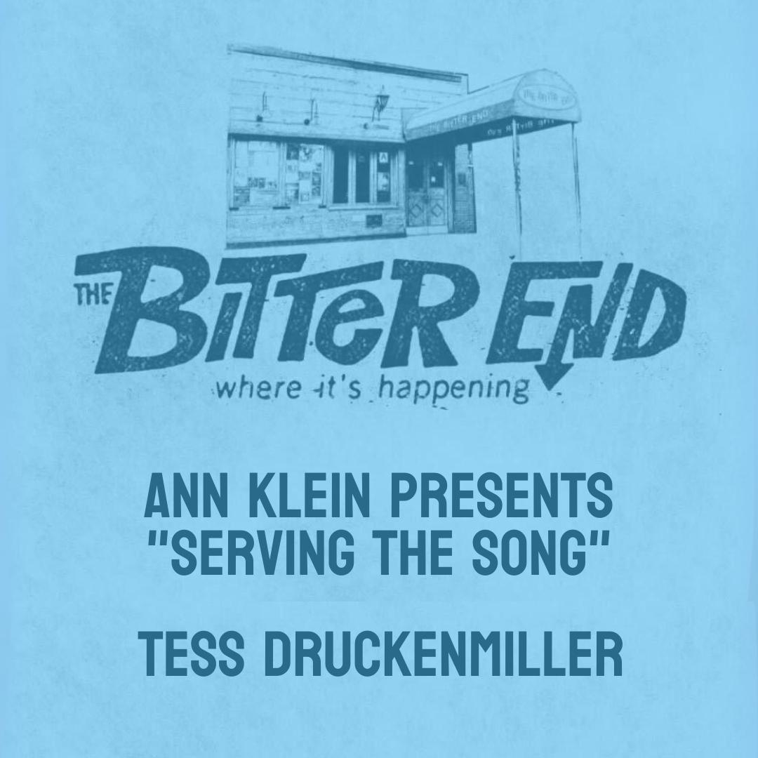 Ann Klein presents "Serving The Song", Tess Druckenmiller poster image