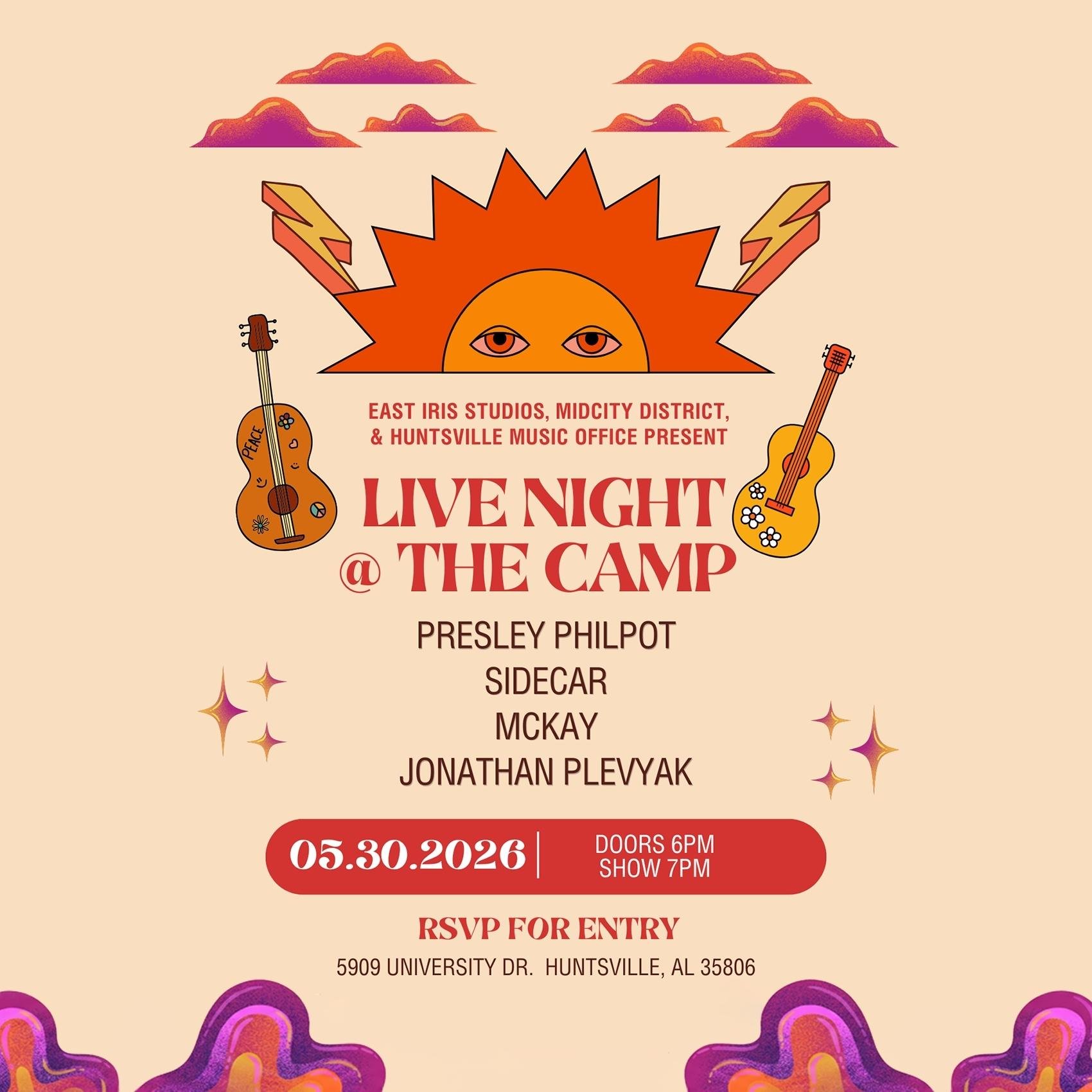 LIVE NIGHT at The Camp poster image