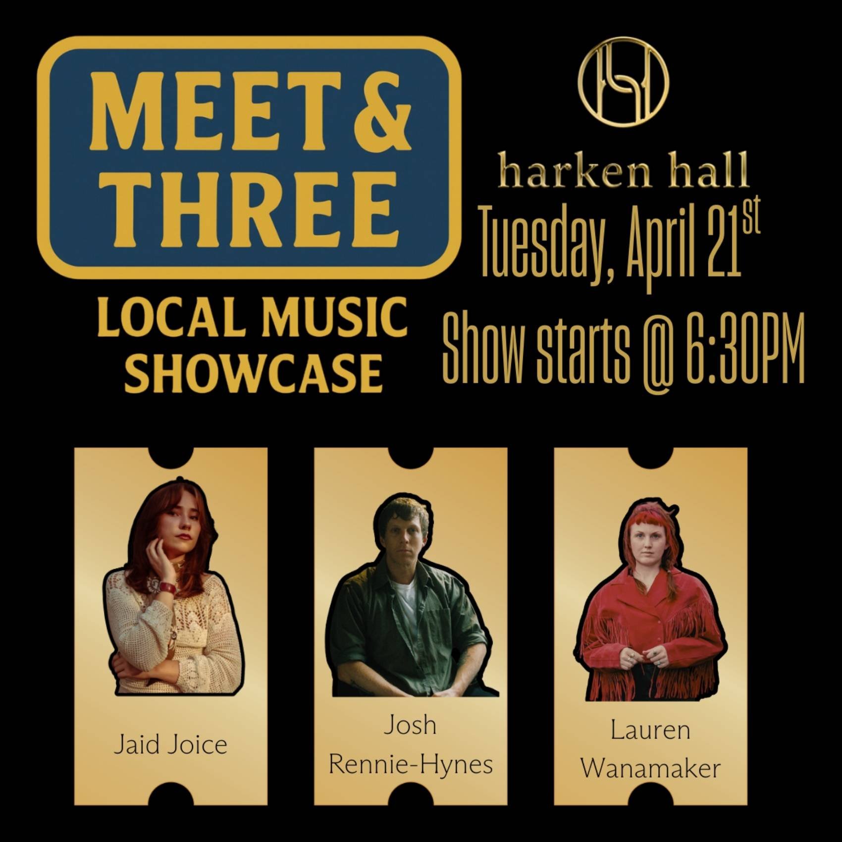 Meet and Three: Local Music Showcase poster image