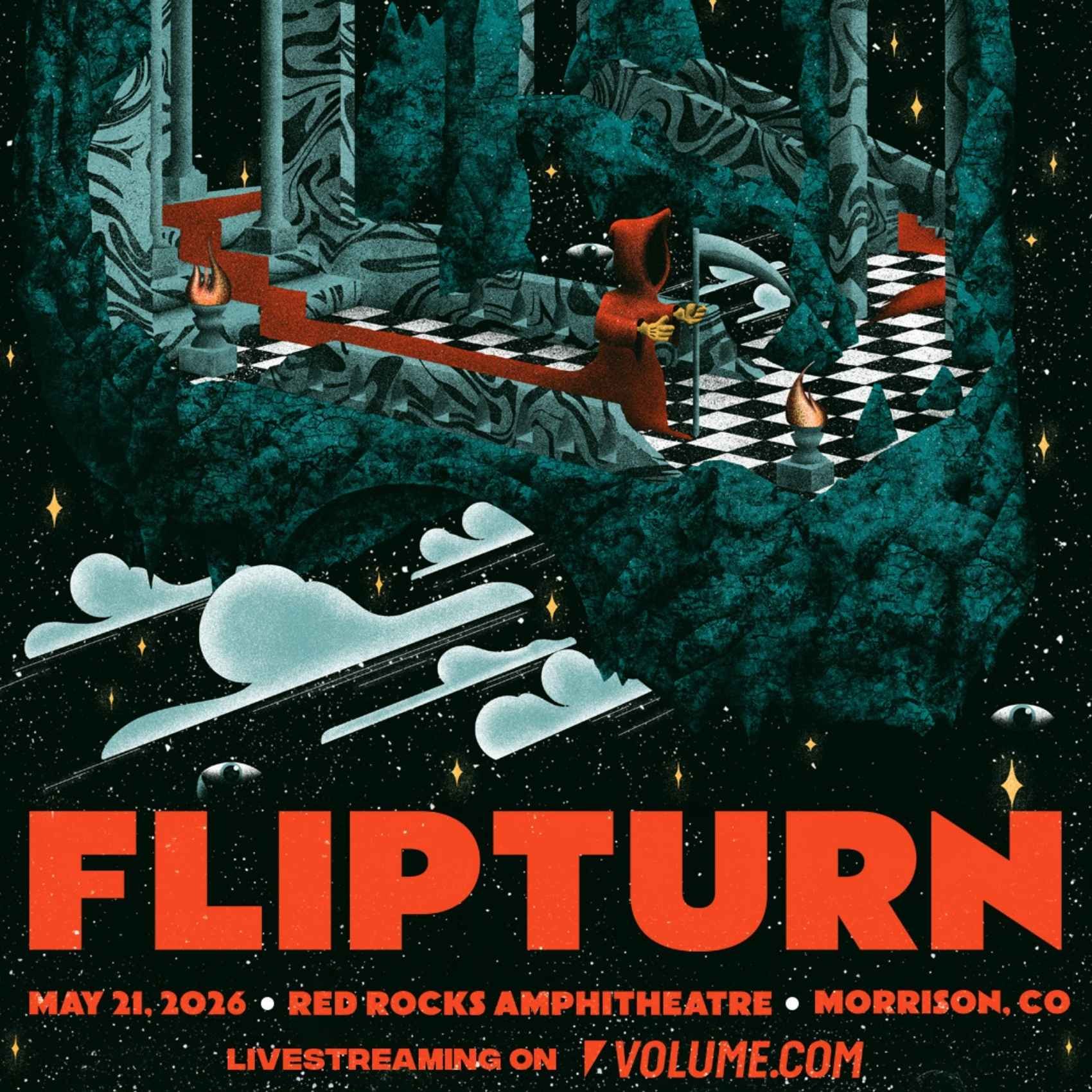 flipturn Live at Red Rocks Amphitheatre poster image