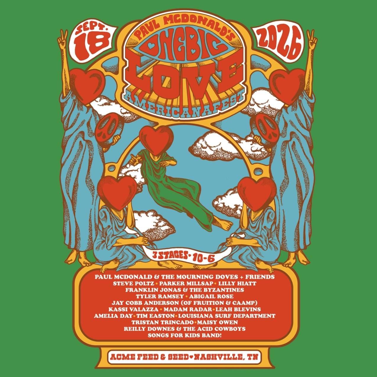 Paul McDonald's ONE BIG LOVE Live from AMERICANAFEST poster image