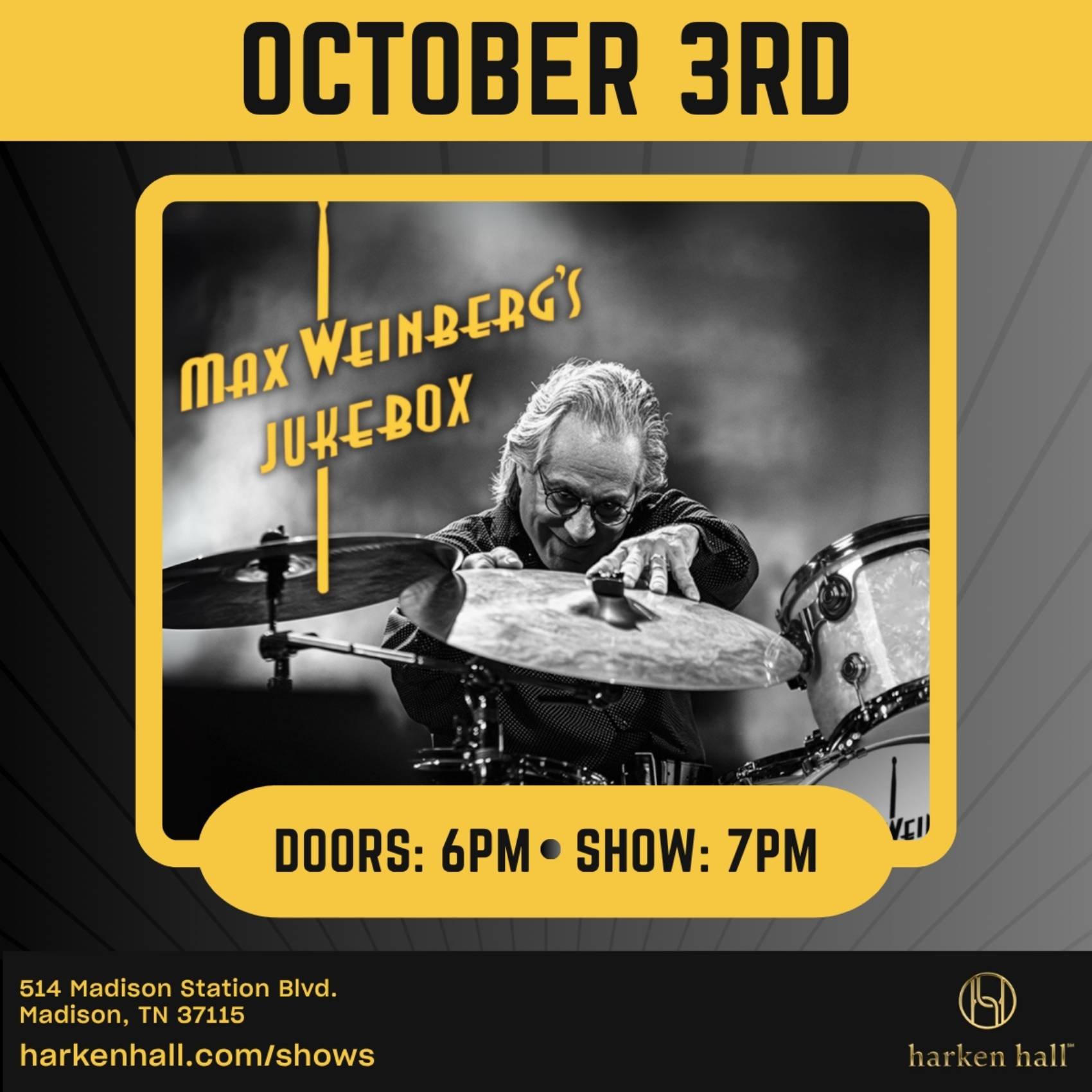 Max Weinberg’s Jukebox featuring special guest Jay Weinberg poster image