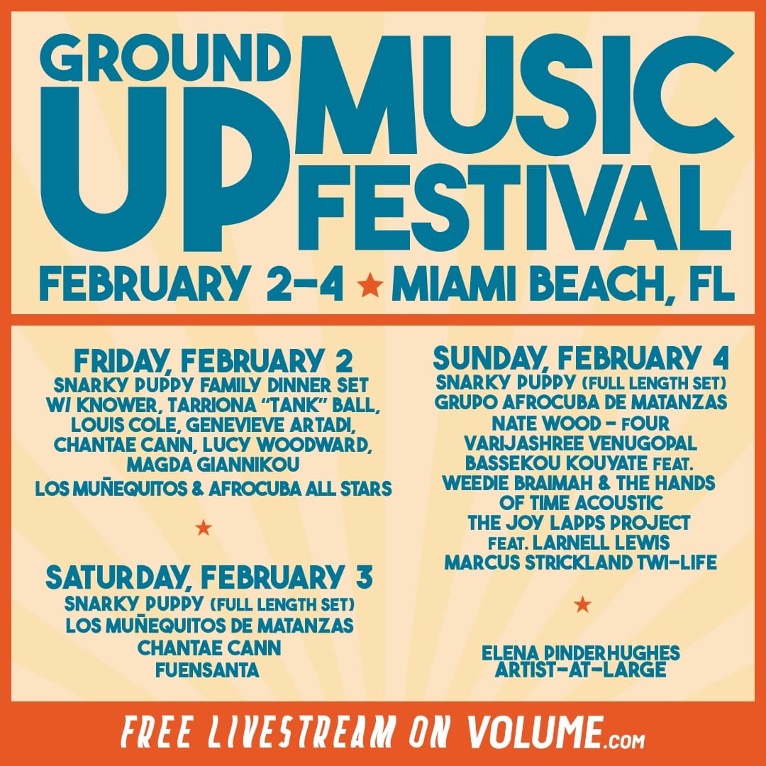 2024 GroundUP Music Festival poster image