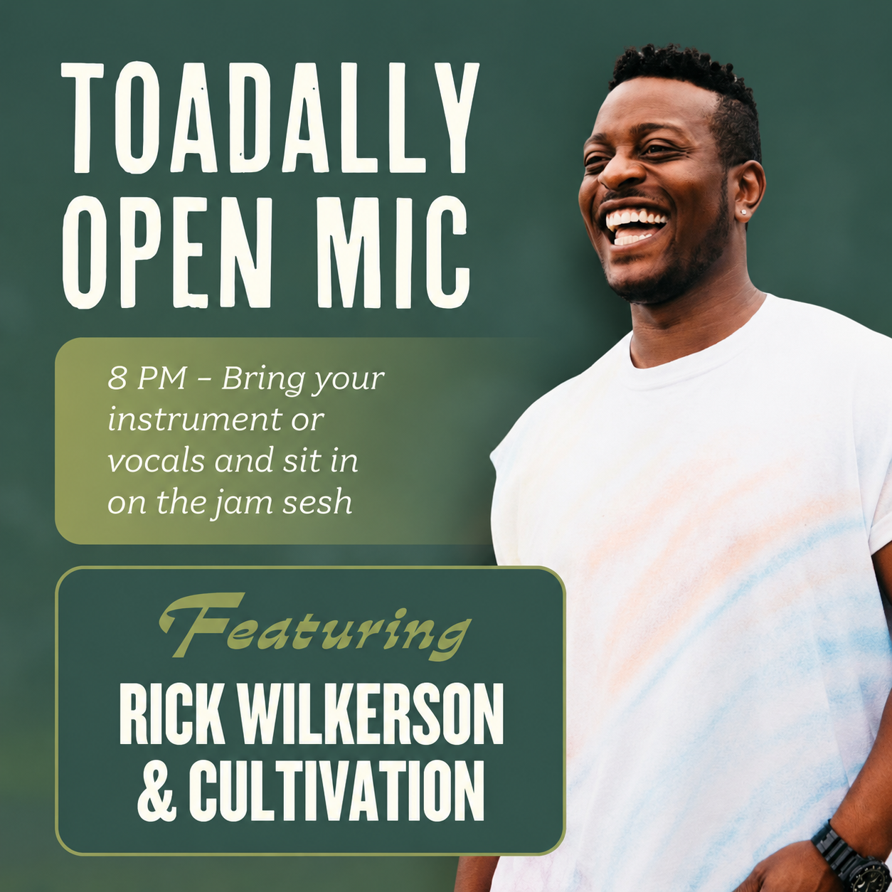 Toadally Open Mic poster image