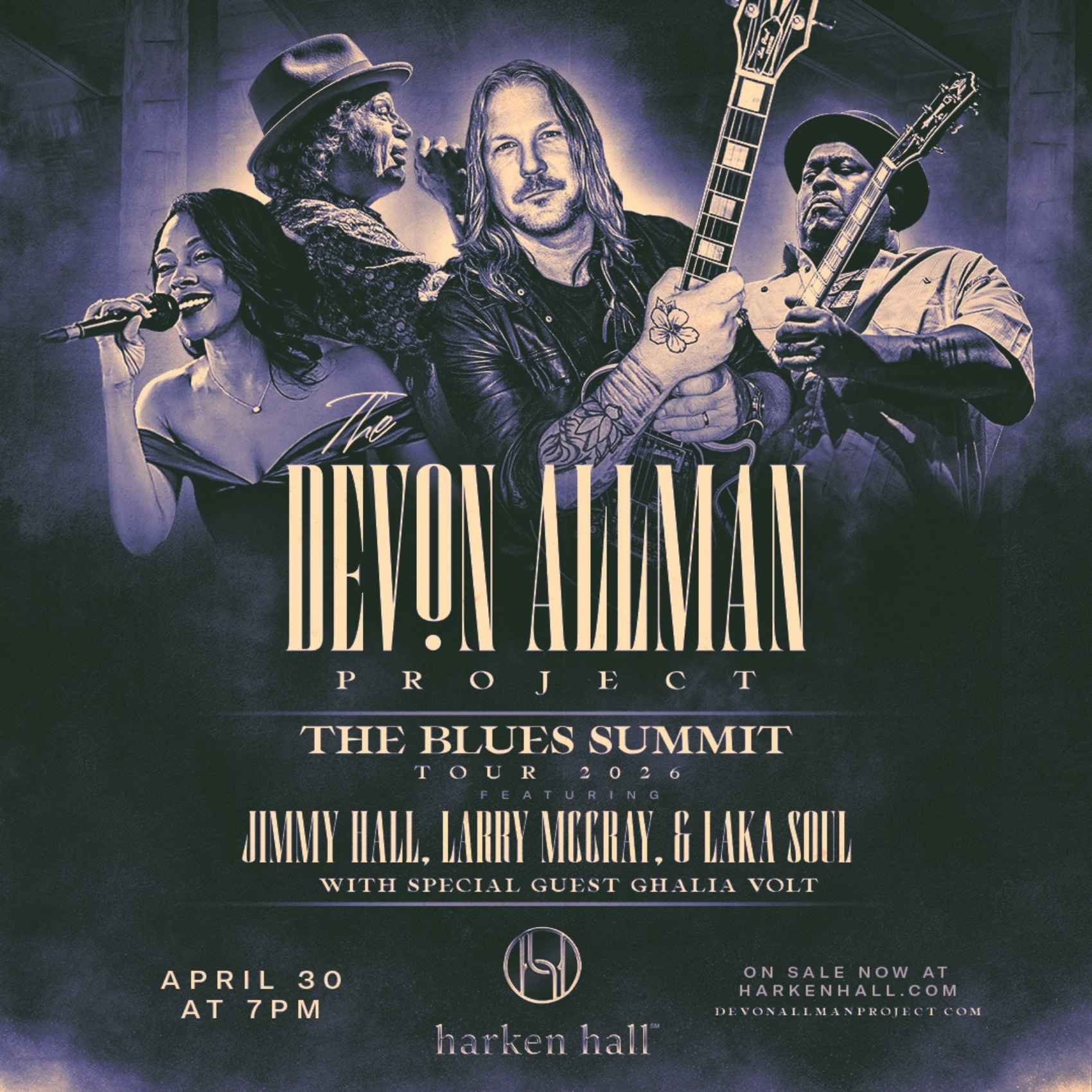 Devon Allman’s Blues Summit featuring the Devon Allman Project, Jimmy Hall, Larry McCray, Laka Soul & Ghalia Volt poster image