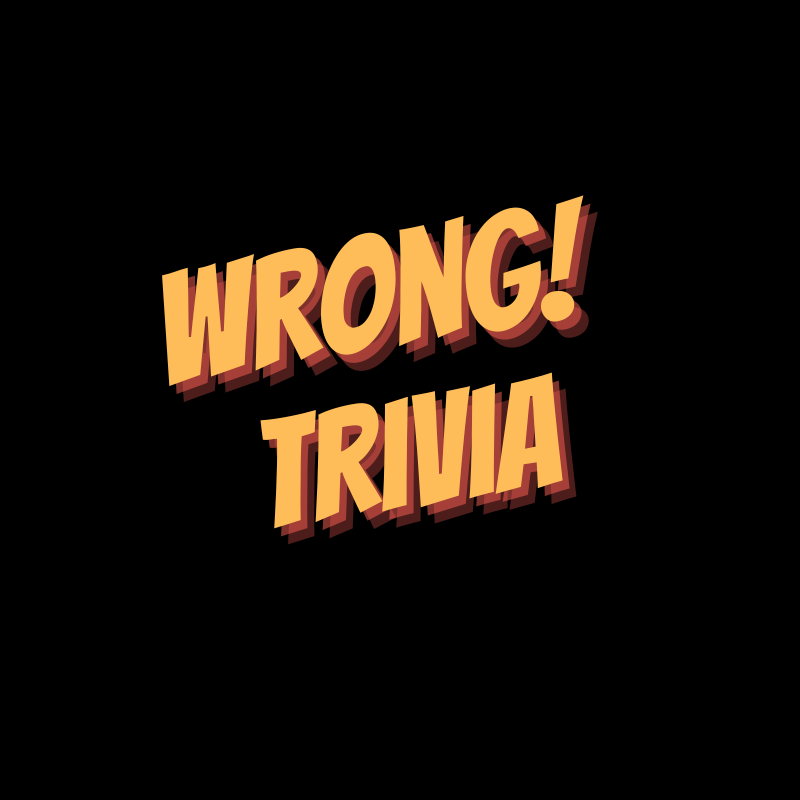 Wrong! Trivia - Hosted by Nick Gerlach - "Watch Party" poster image