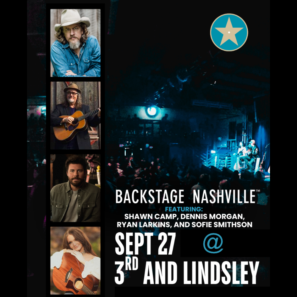 Backstage Nashville DAYTIME HIT SONGWRITERS SHOW featuring Shawn Camp, Dennis Morgan, Ryan Larkins, & Sofie Smithson poster image
