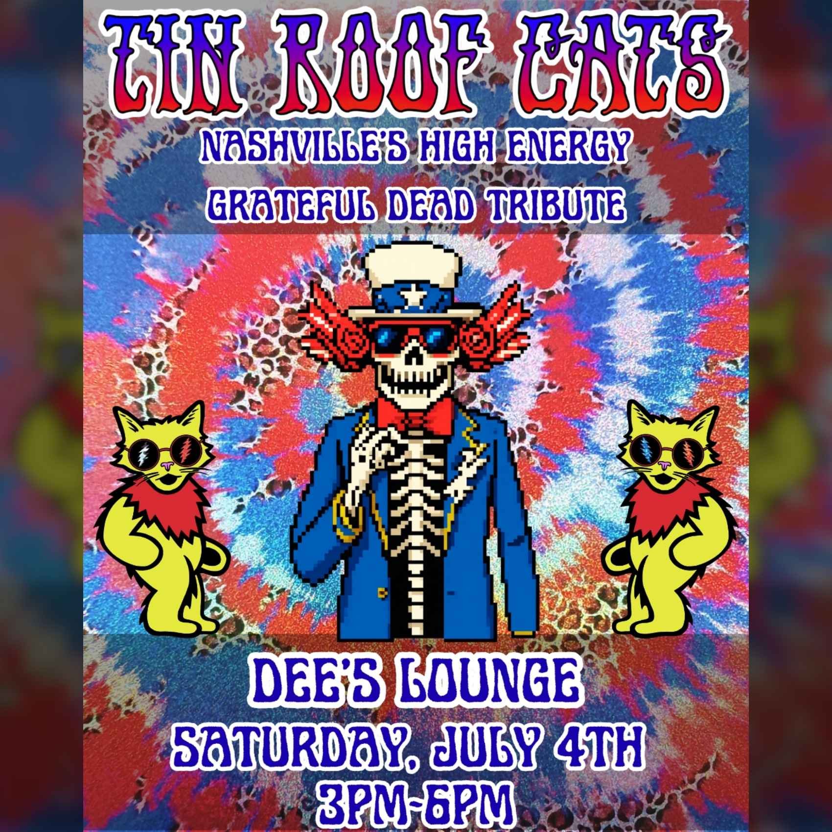 4th Of July Bash w/ Tin Roof Cats poster image