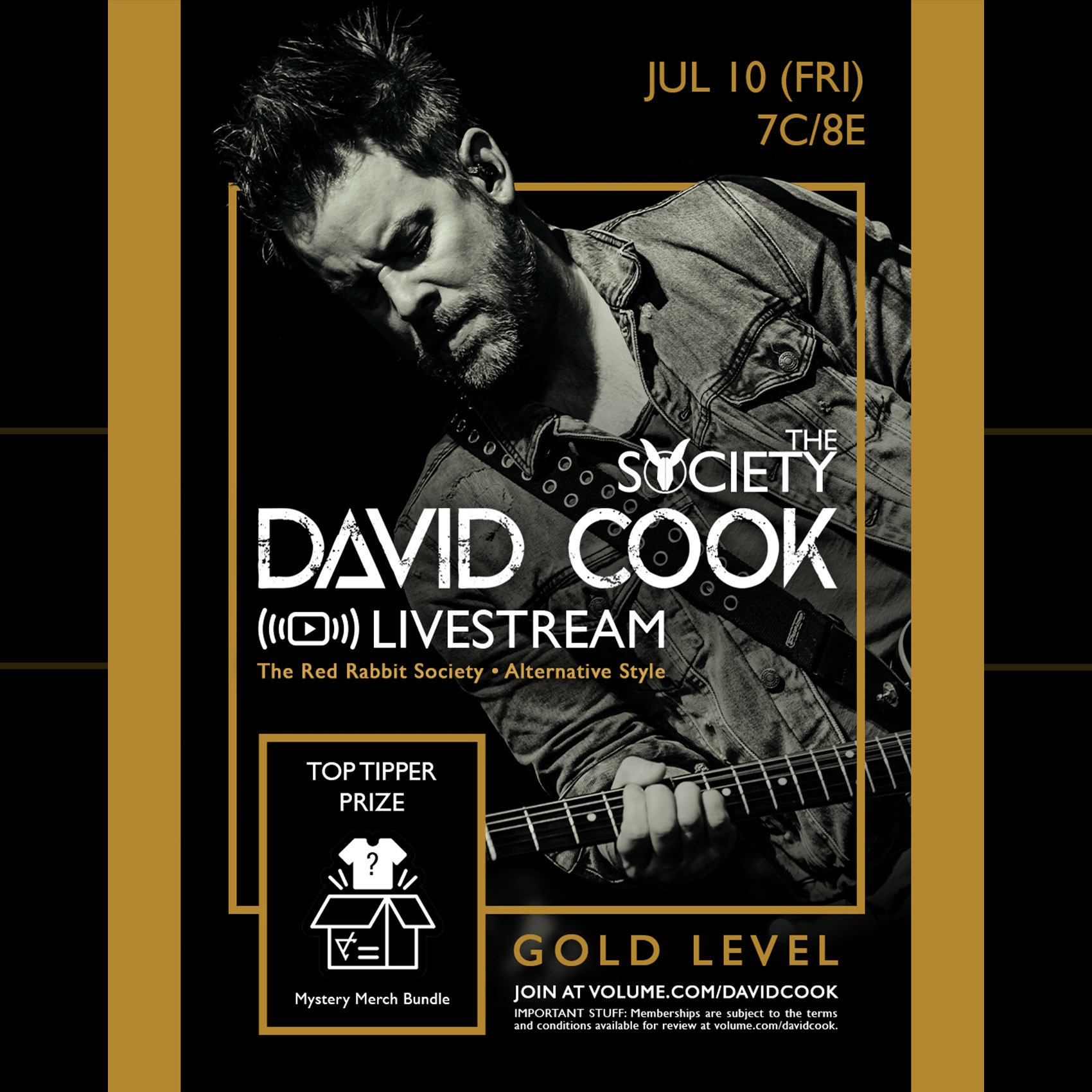David Cook Gold Level Alt Stream poster image