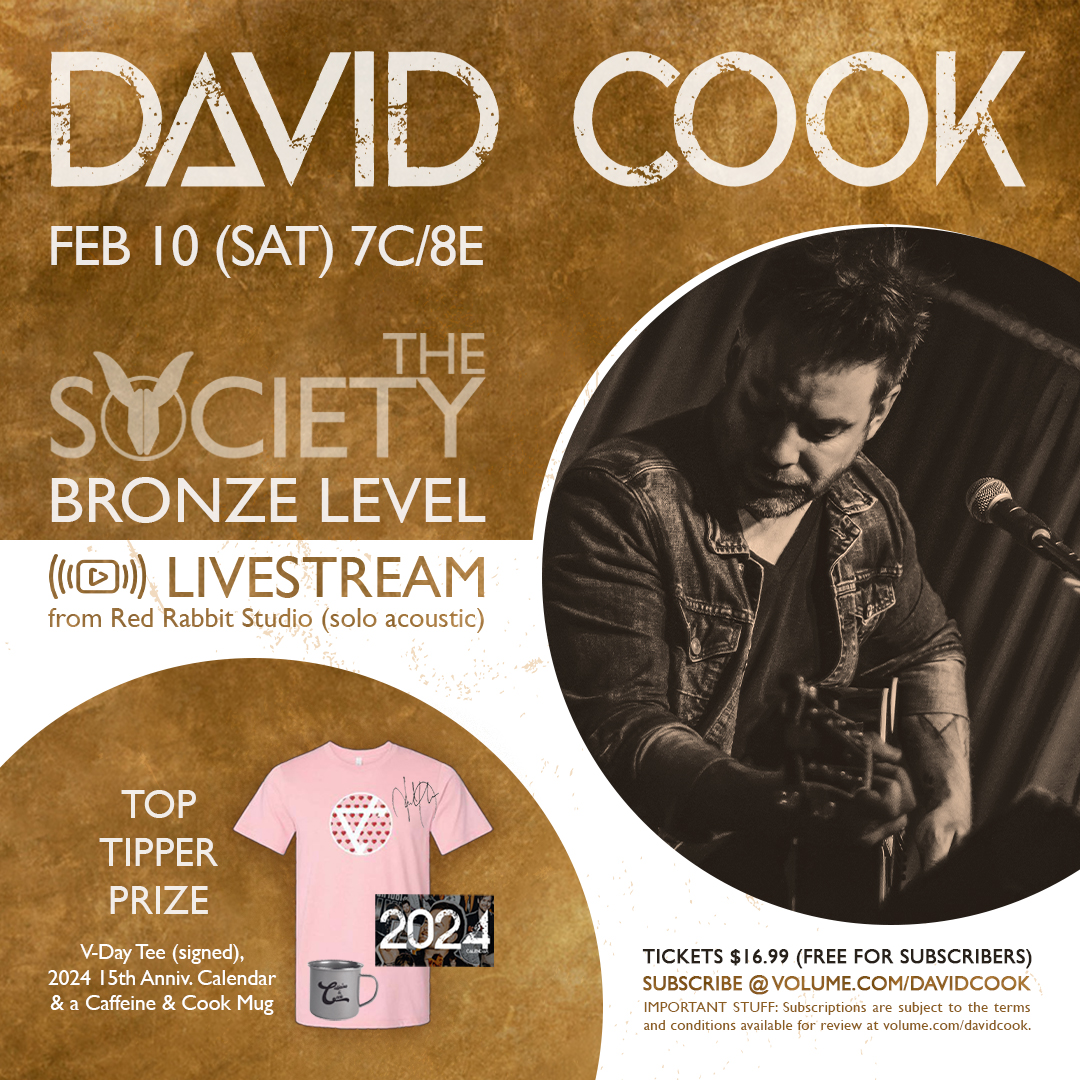 David Cook - Live from Red Rabbit Studios - Feb 2024 poster image