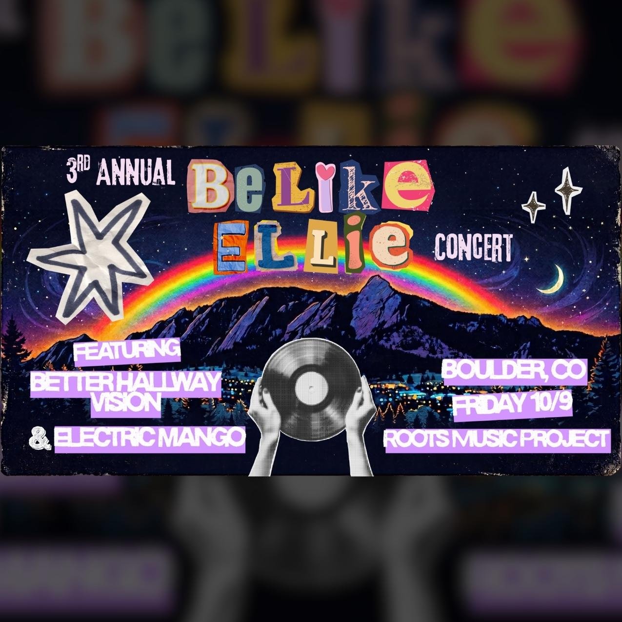 3rd Annual Be Like Ellie Foundation Concert Live from Roots Music Project: Better Hallway Vision & Electric Mango poster image