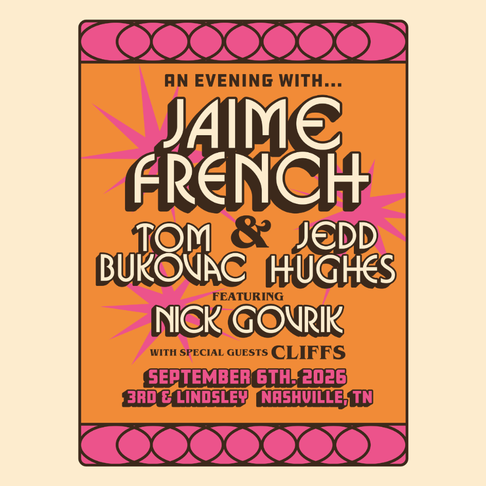 Jaime French featuring Jedd Hughes, Tom Bukovac, Nick Govrik with CLIFFS poster image