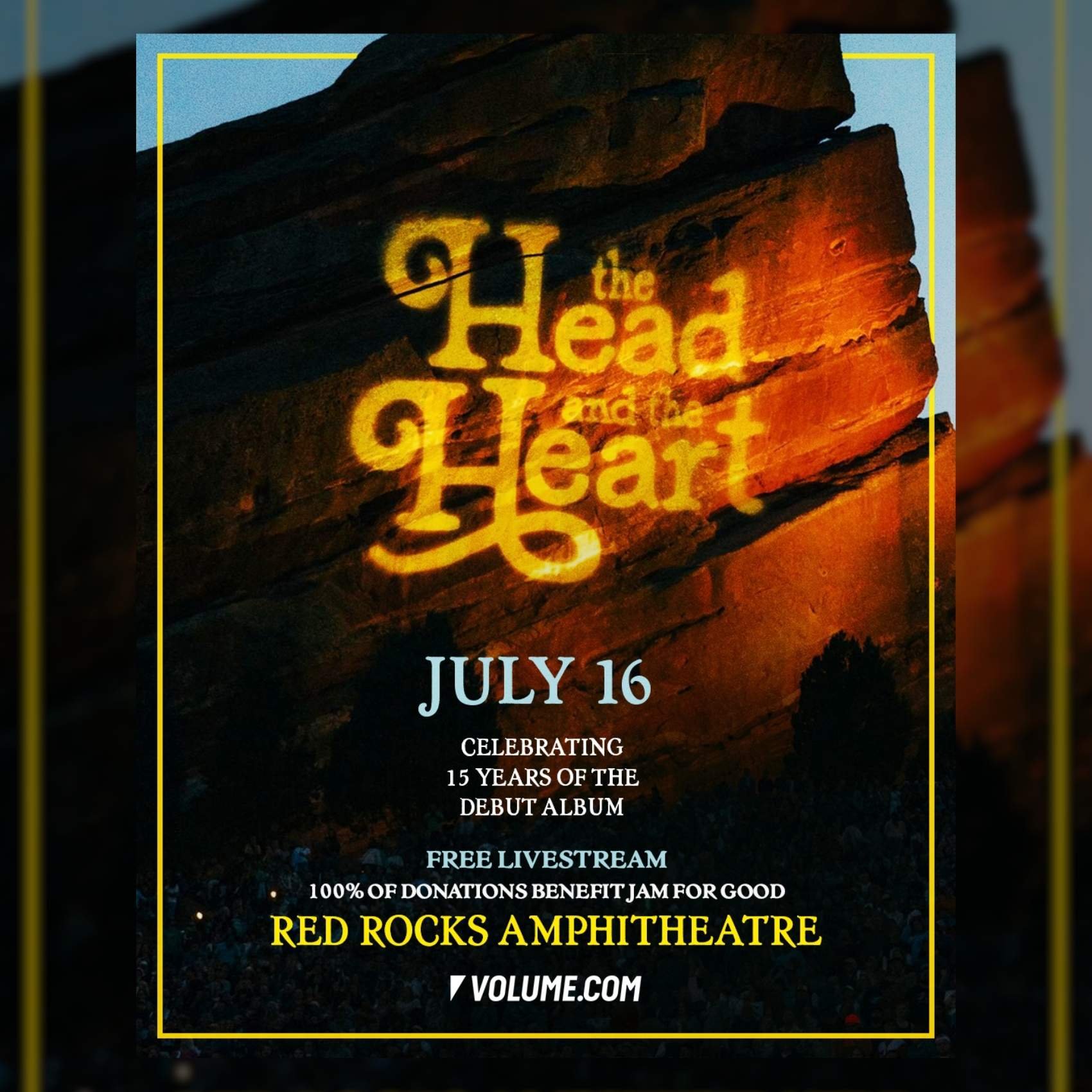 The Head And The Heart Live at Red Rocks and Documentary Premiere of "Aperture" poster image