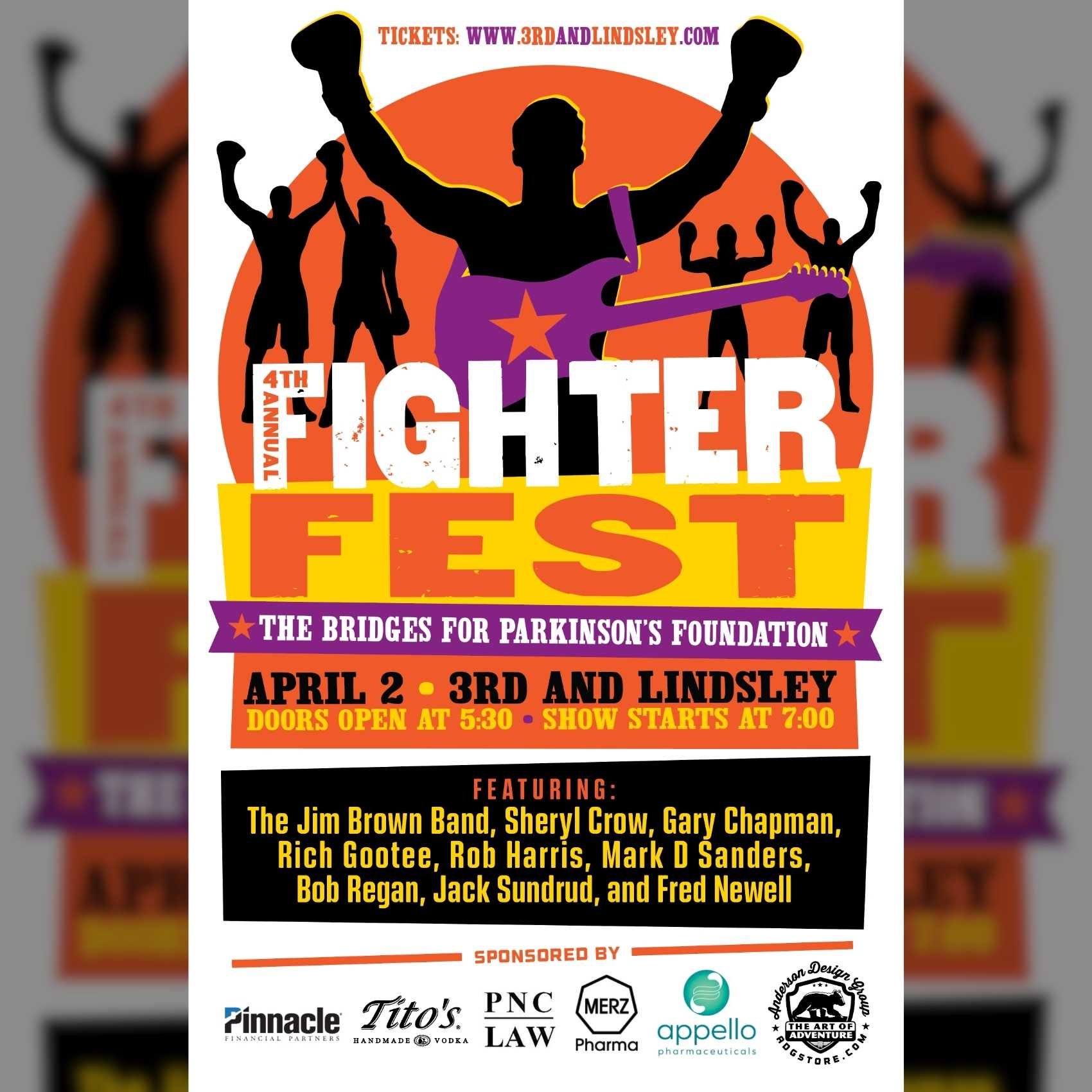 FIGHTER FEST benefit concert poster image