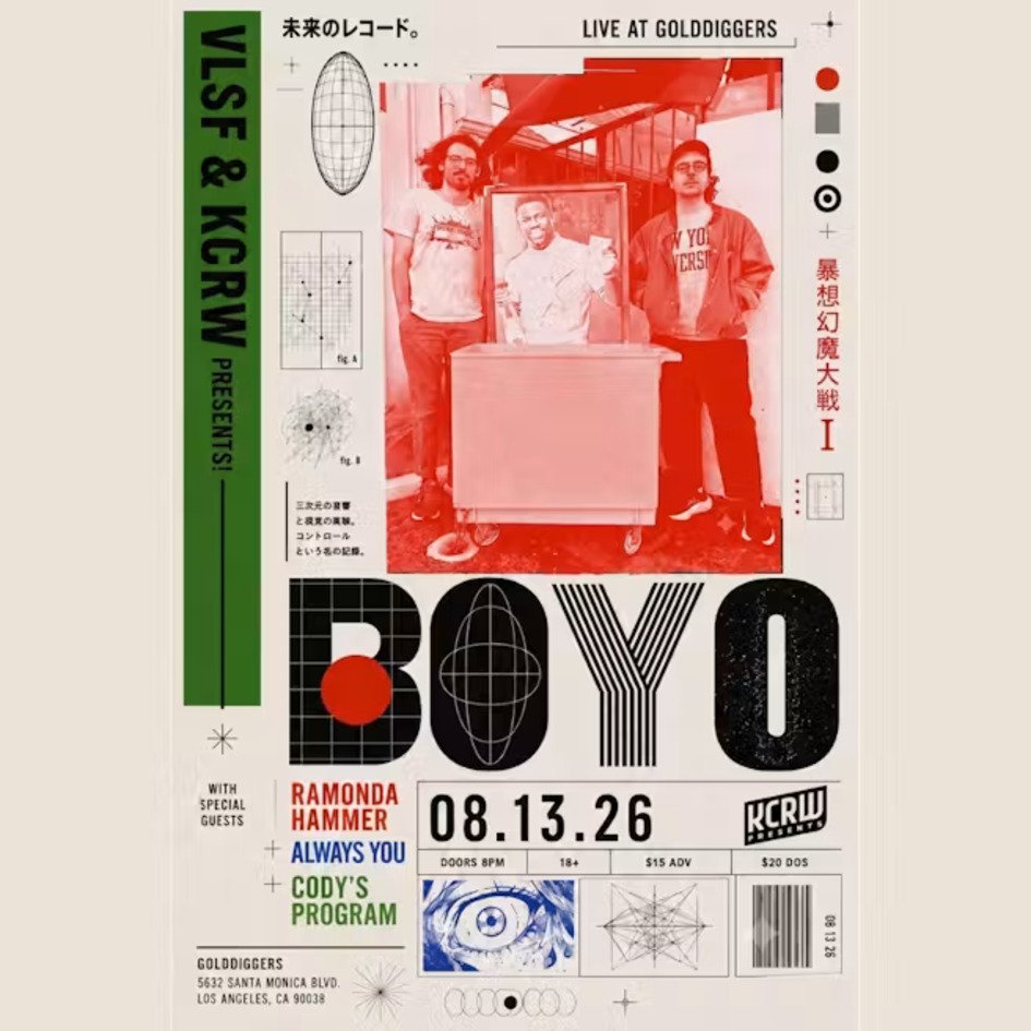 Cater 2 U ft. DJPR95, VLSF & KCRW presents: BOYO ft. Fime, Cody's Program poster image