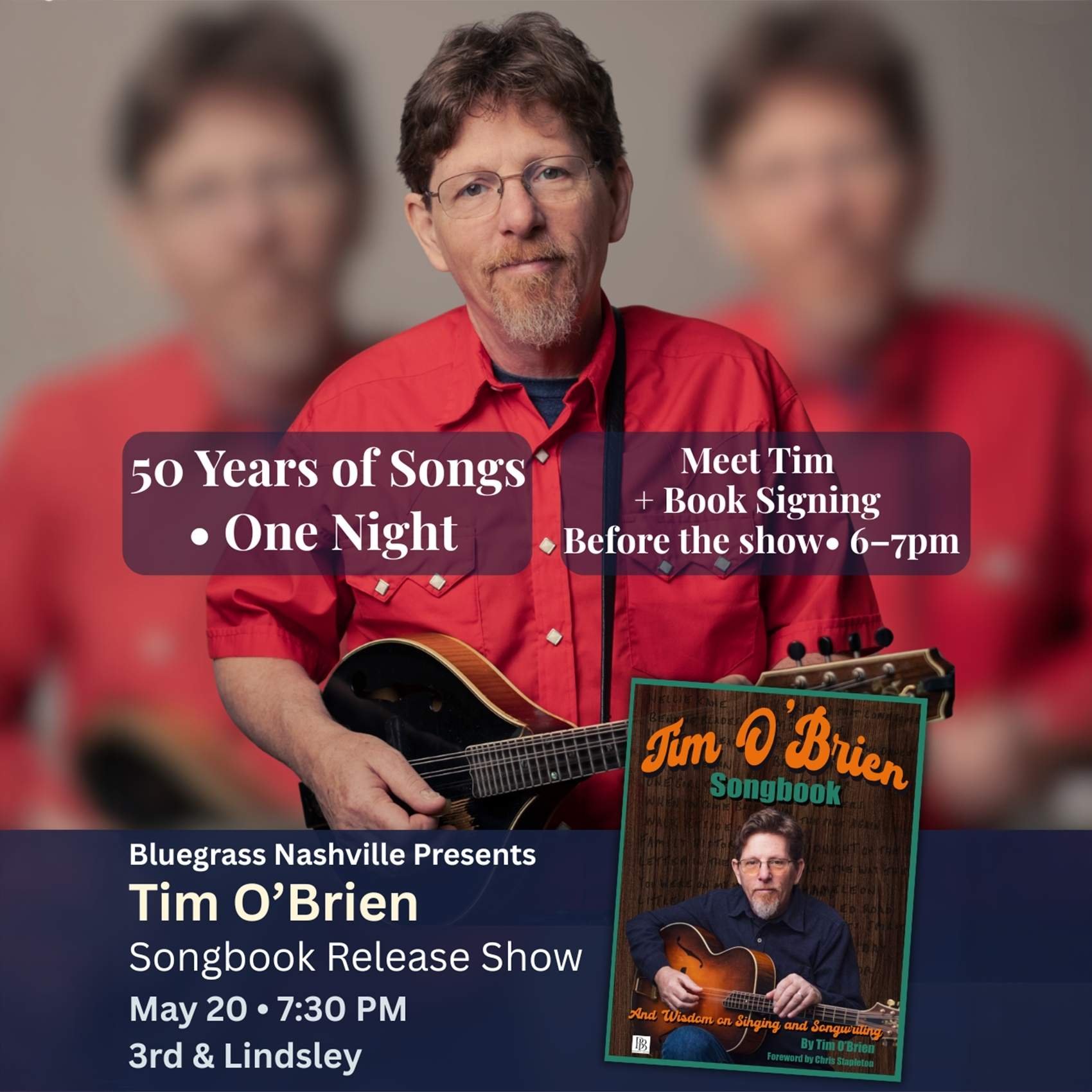 Bluegrass on 3rd: An Evening with Tim O’Brien Songbook Release Show poster image