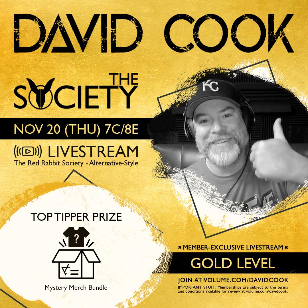 David Cook Alt Style Gold poster image