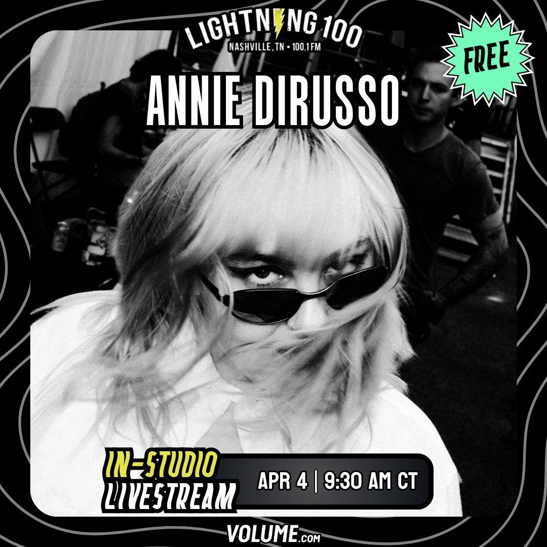Annie DiRusso in-studio poster image
