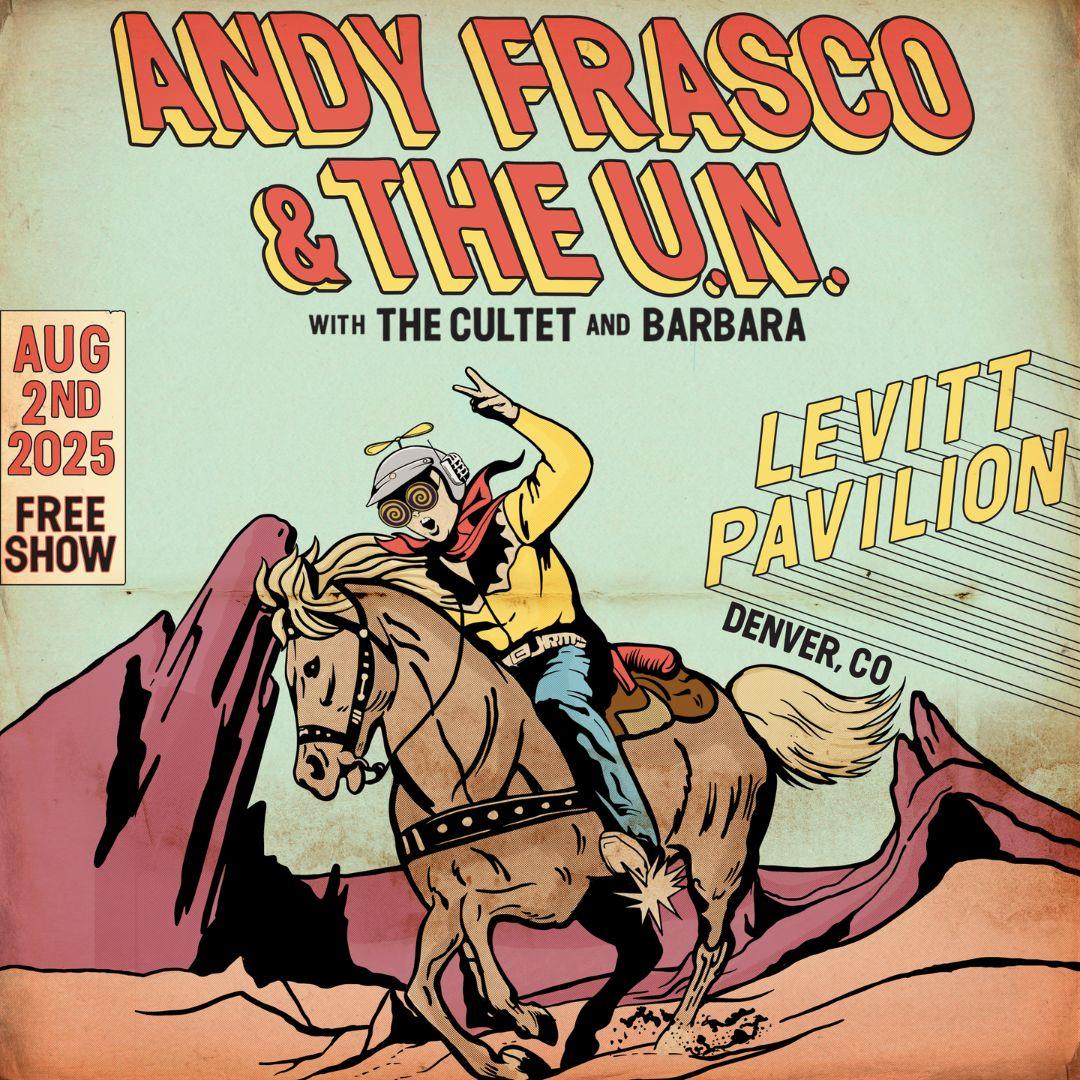 Andy Frasco & The U.N. with The Cultet and Barbara live from Levitt Pavilion poster image