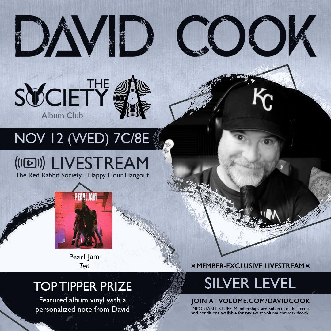 David Cook Silver Album Club poster image