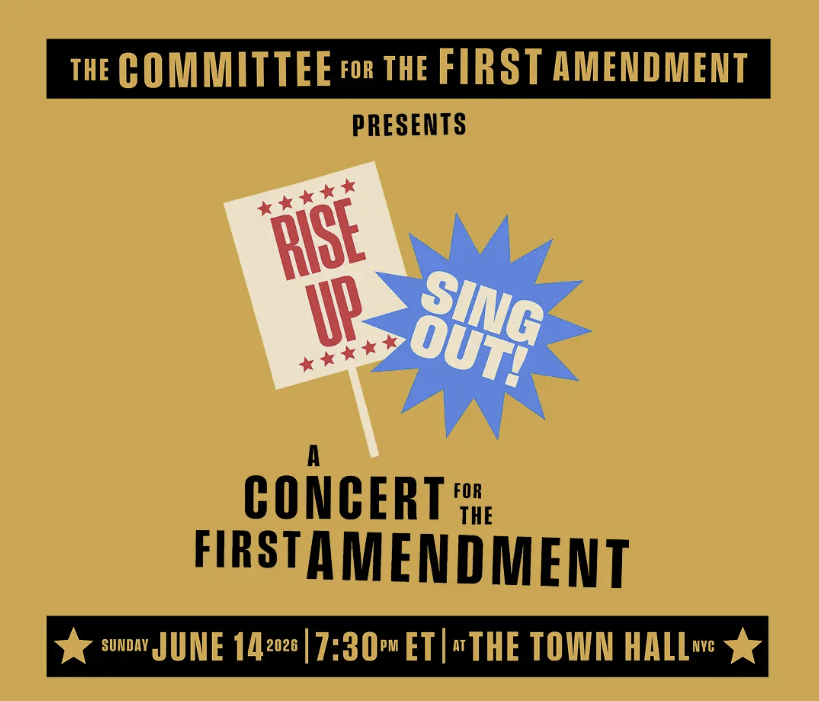 Rise Up, Sing Out: A Concert for the First Amendment poster image