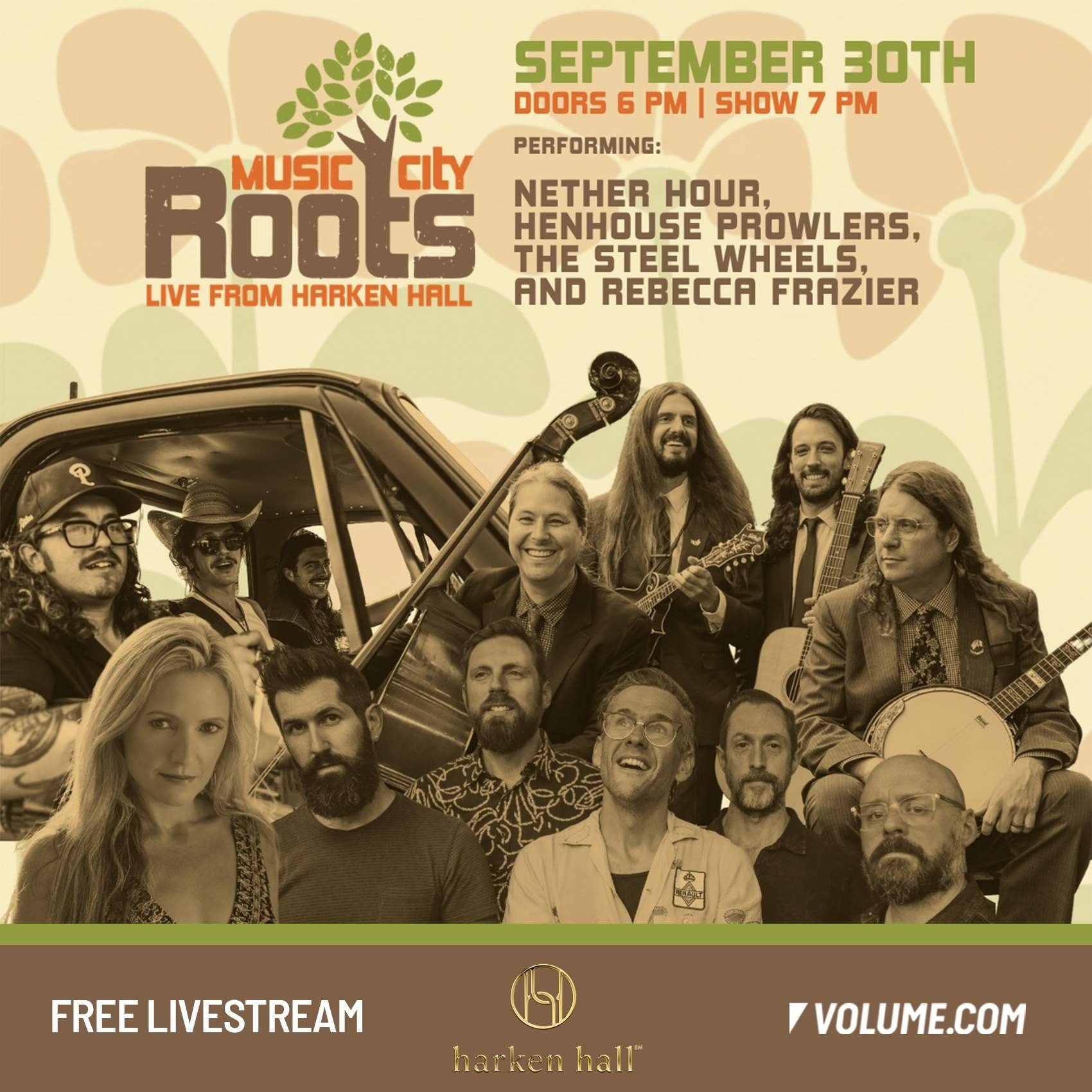 Music City Roots with Nether Hour, Henhouse Prowlers, The Steel Wheels, and Rebecca Frazier poster image