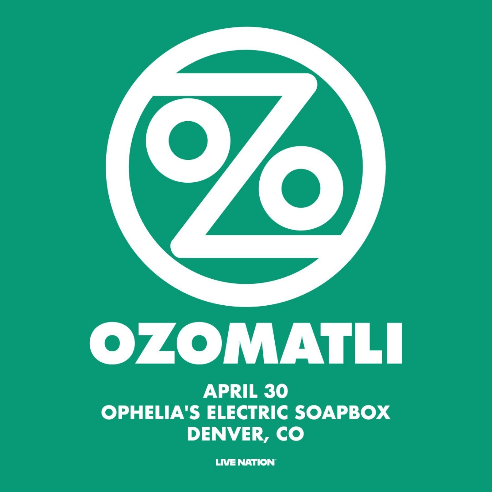 Ozomatli Livestream from Denver, CO poster image