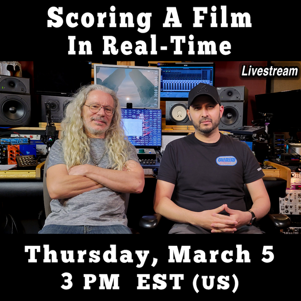 I have no idea what's going to happen - Film Scoring on a Livestream poster image