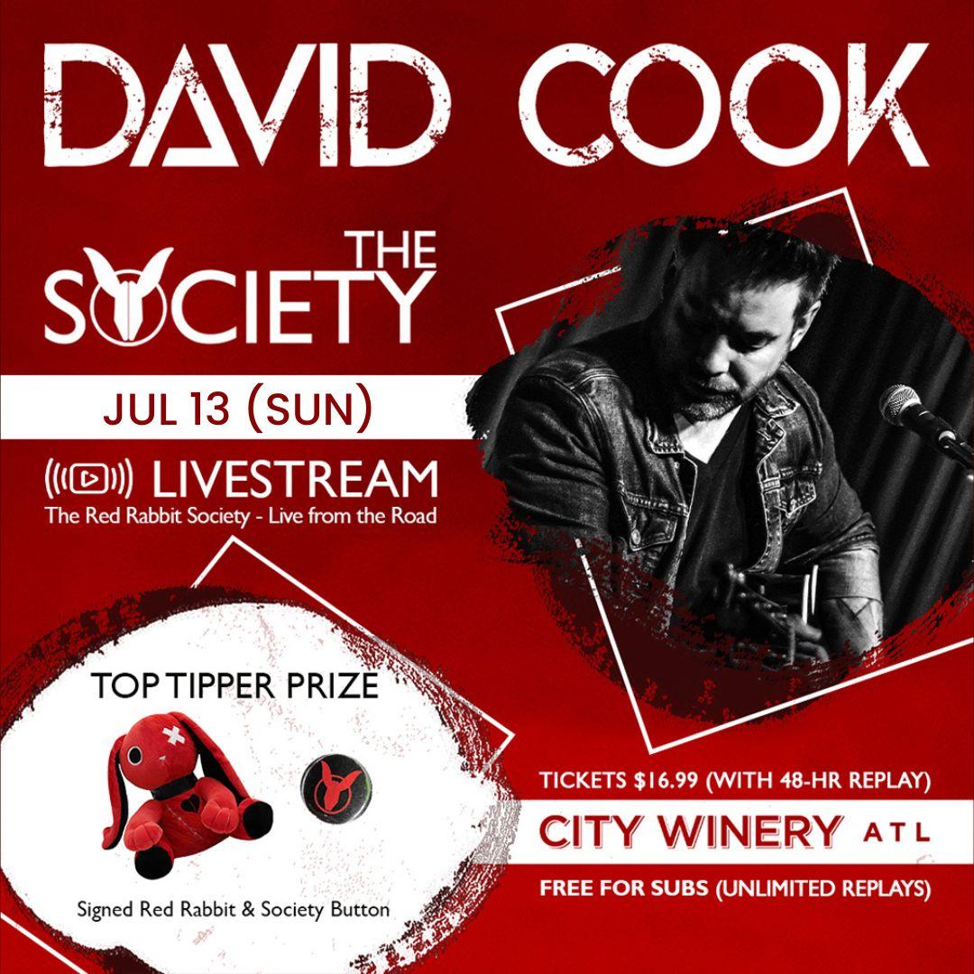 David Cook live from Atlanta City Winery poster image
