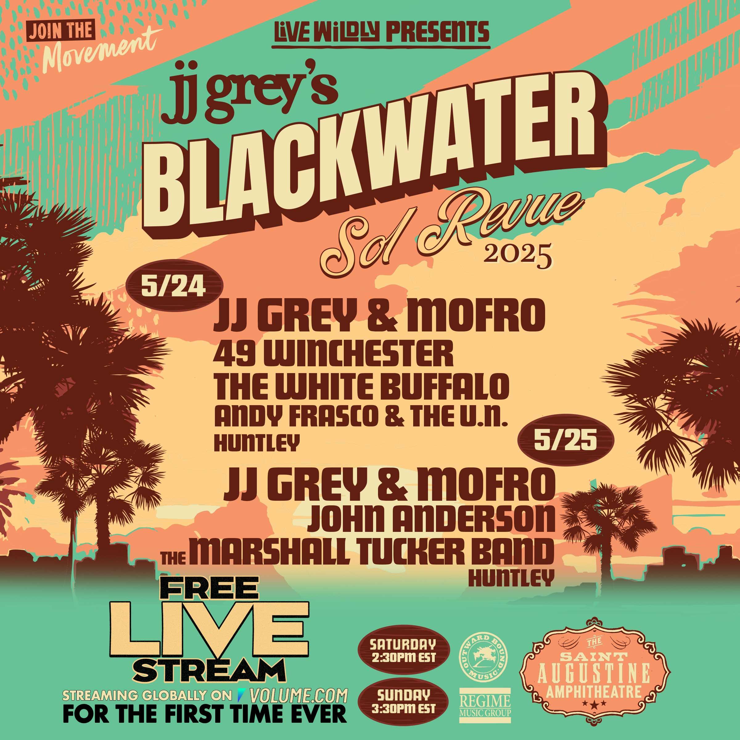 JJ Grey’s Blackwater Sol Revue Livestream Benefitting Live Wildly poster image