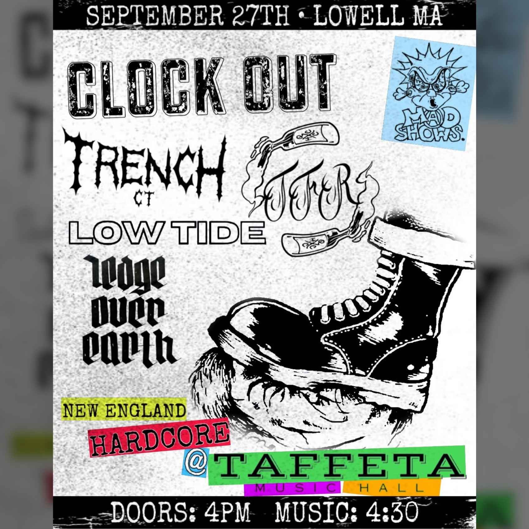 Mad Shows Presents: Ledge Over Earth / Trench / TFR / Low Tide / Clock Out poster image