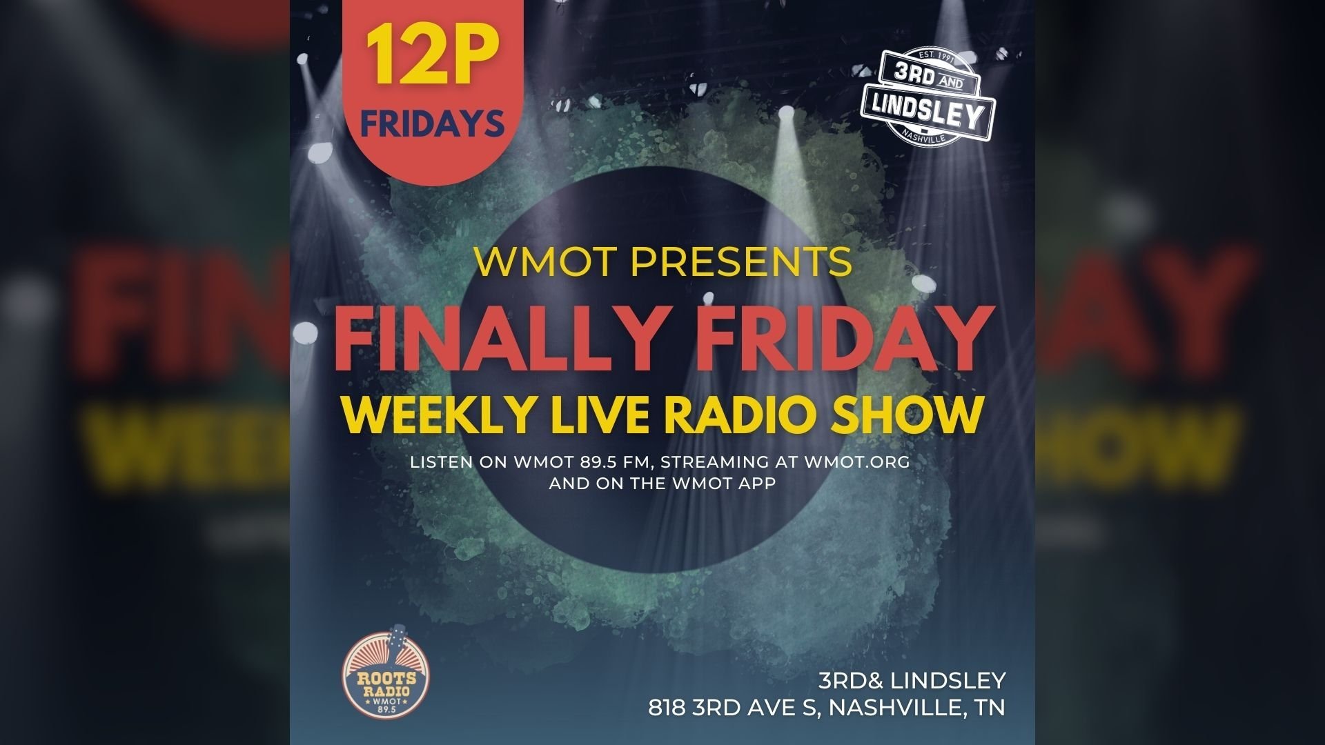 WMOT Finally Friday featuring Molly Payne, Lorenzo Piccone & Giselle & Erik poster image